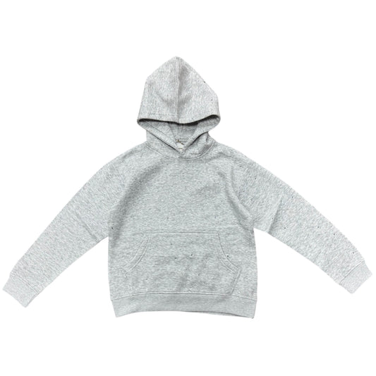 KIDS BASIC CROPPED CRYSTAL FLEECE PULLOVER HOODIE by FWRD