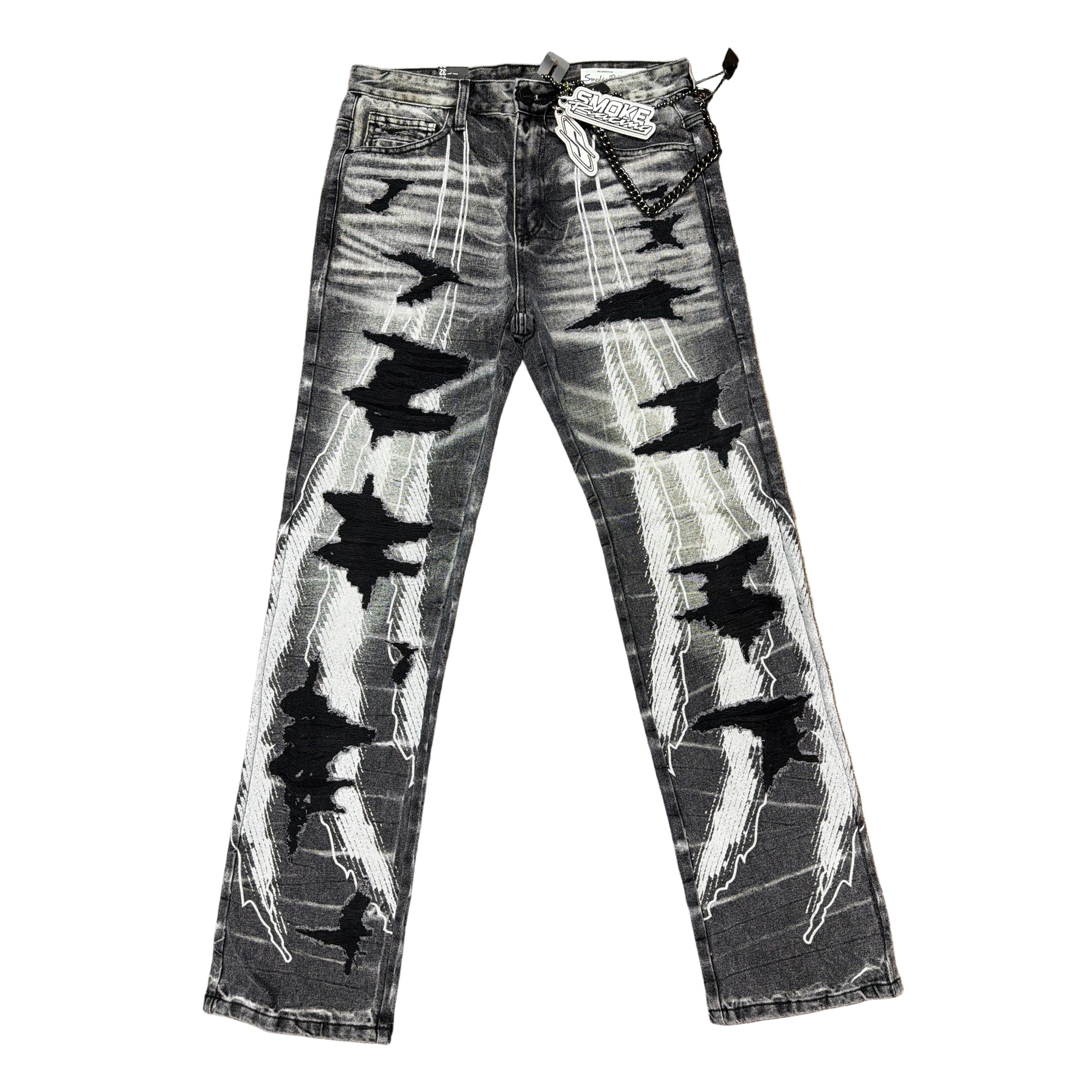 SMOKE RISE RACING JEANS