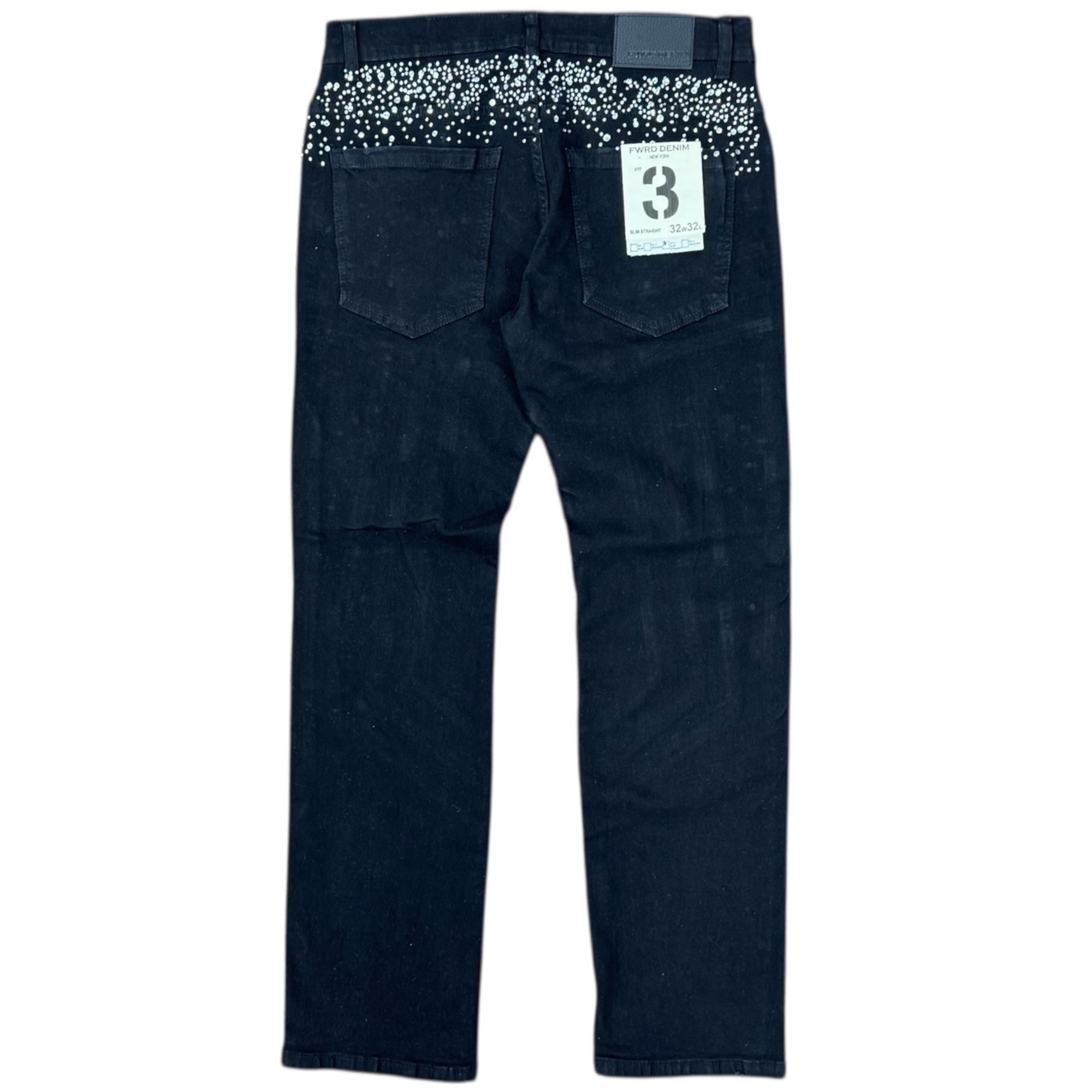 MENS DIAMOND CUT DENIM PANT