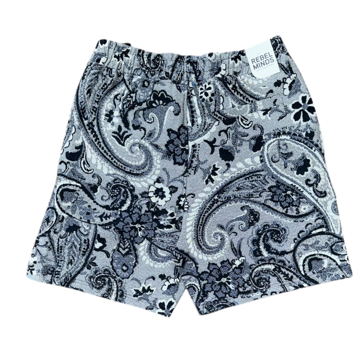 REBEL MINDS LOVESICKNESS TAPESTRY SHORTS by Rebel Minds