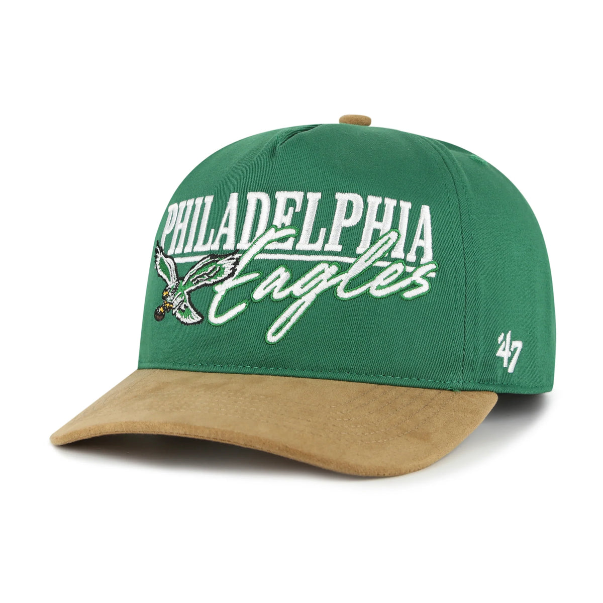 '47 PHILADELPHIA EAGLES HISTORY KELLY SCRIBE LINE HAT by 47