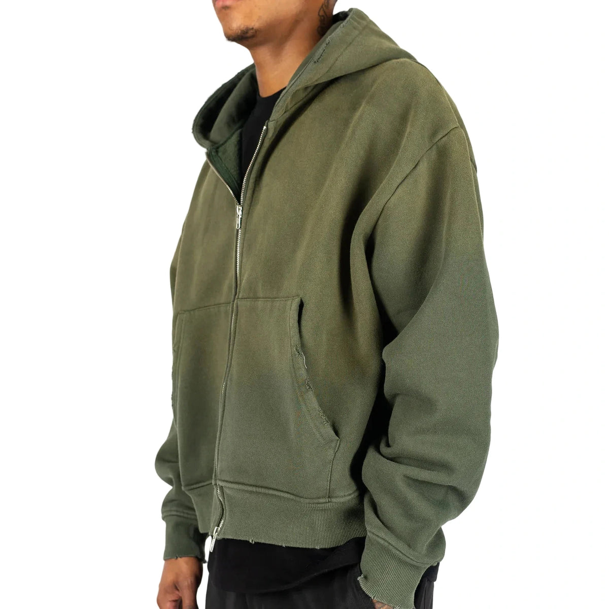 DAY1INE WASHED ZIPUP HOODIE by DAY1NE