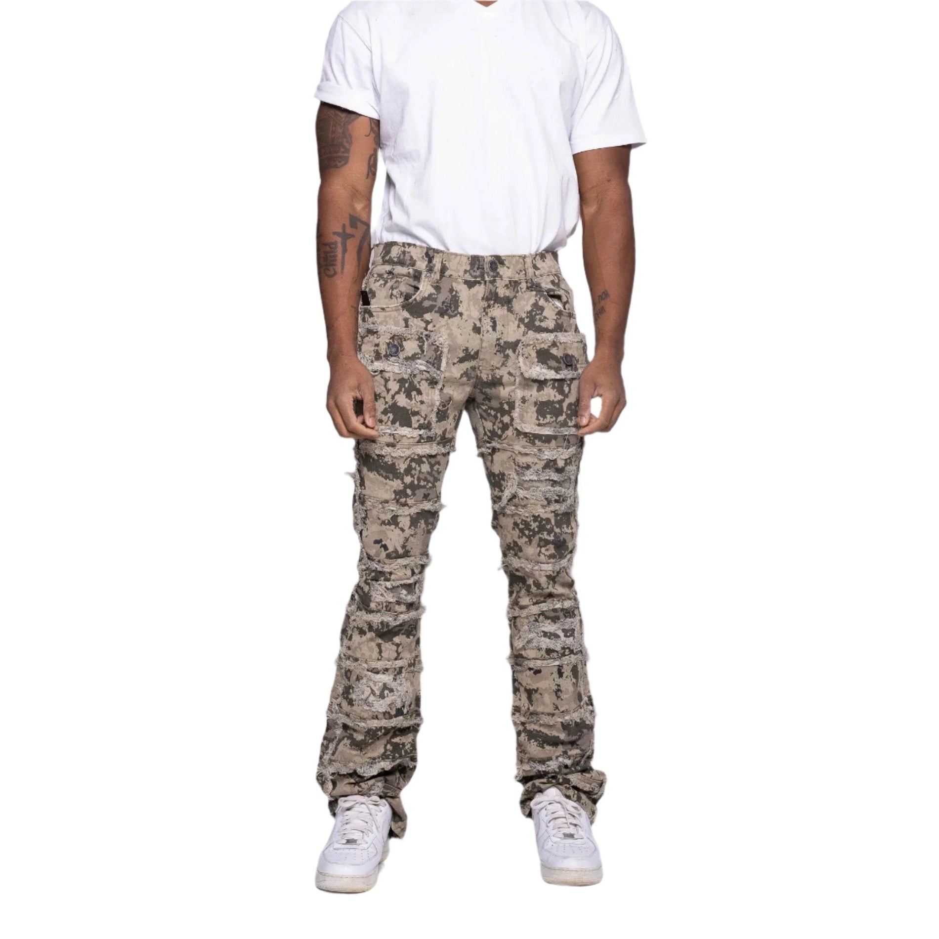 FWRD STACKED TWILL PANTS-CAMO