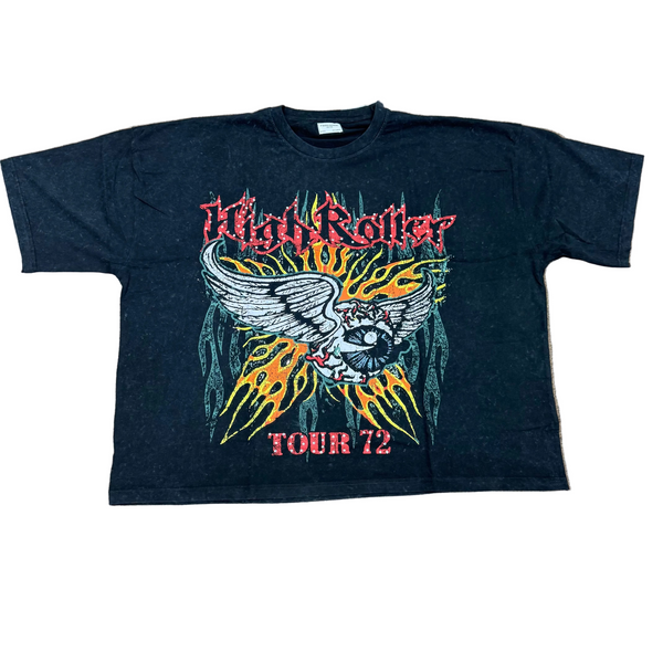 FWRD BIGMENS EYE BALL CROP FIT TSHIRT