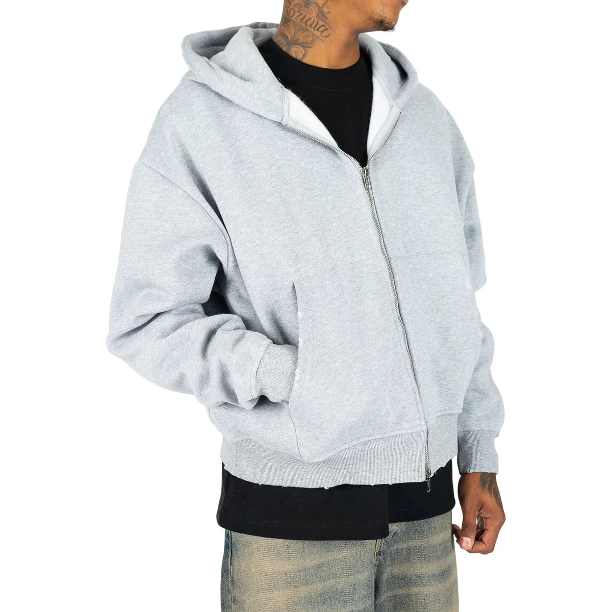DAY1INE WASHED ZIPUP HOODIE by DAY1NE