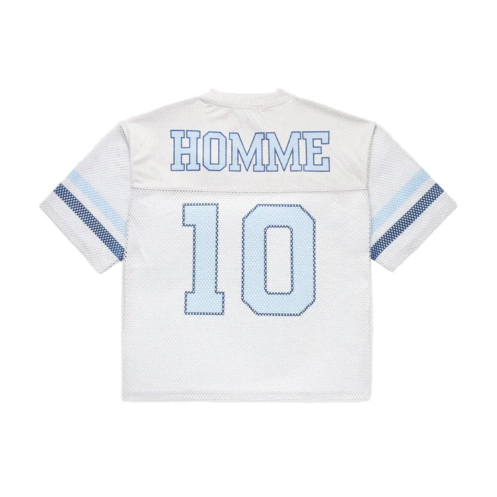 HOMME FEMME FOOTBALL JERSEY-CREAM