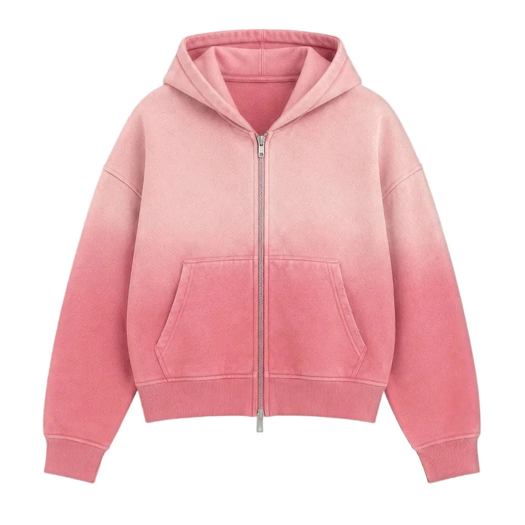 DAY1INE WASHED ZIPUP HOODIE by DAY1NE