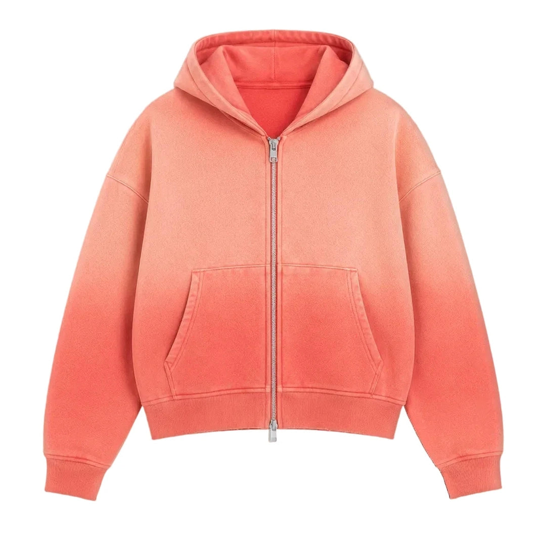 DAY1INE WASHED ZIPUP HOODIE by DAY1NE