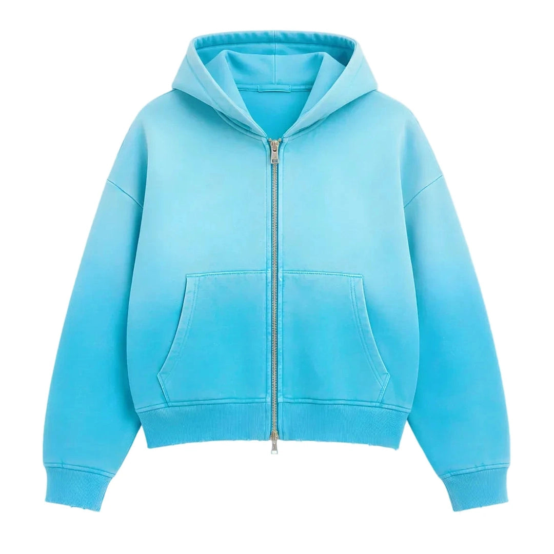DAY1INE WASHED ZIPUP HOODIE by DAY1NE