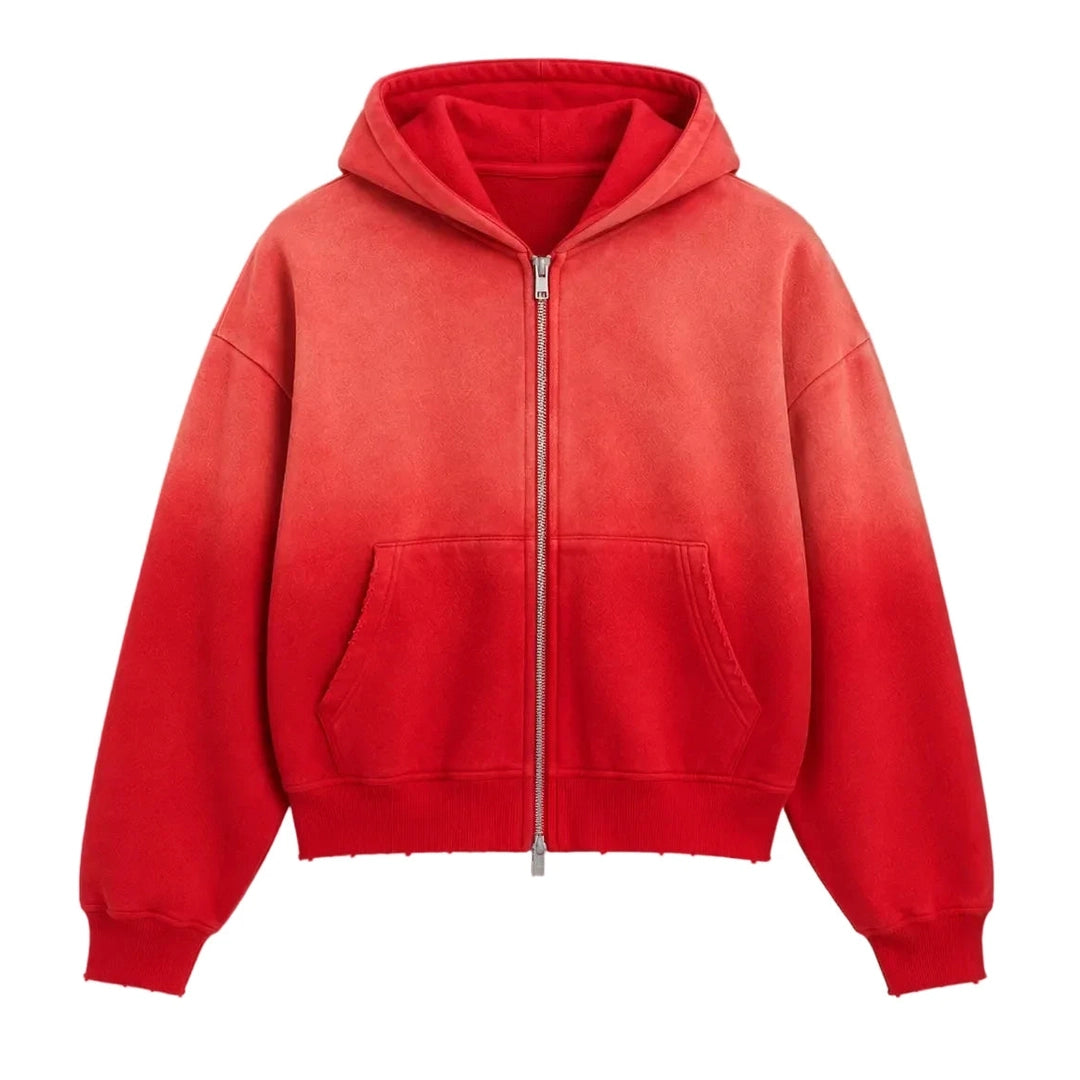 DAY1INE WASHED ZIPUP HOODIE by DAY1NE