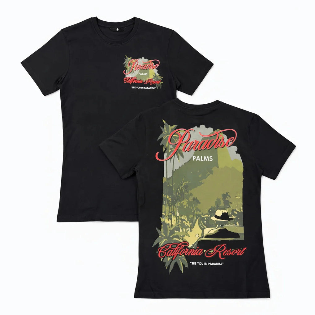 SEE YOU IN PARADISE PRINTED CALI RESORT SHIRT by Jordan Craig