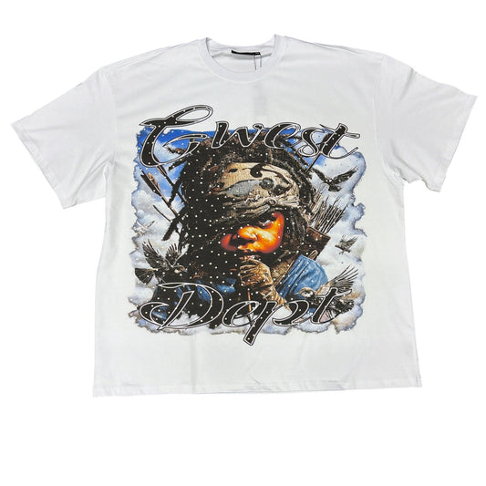 G WEST RHINESTONE SCARFACE TEE by G-WEST