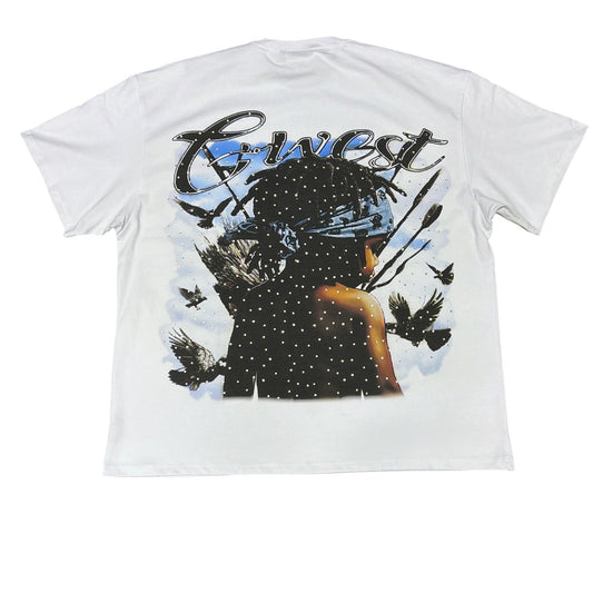 G WEST RHINESTONE SCARFACE TEE by G-WEST