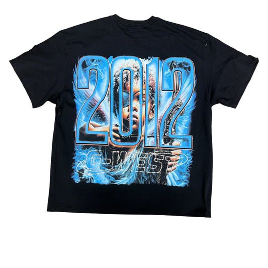 G WEST BROKEN ANGEL RHINESTONE TEE by G-WEST