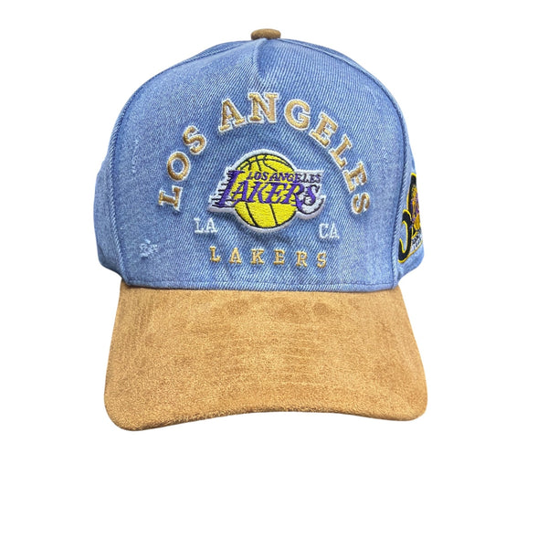 MITCHELL AND NESS LAKERS HATS