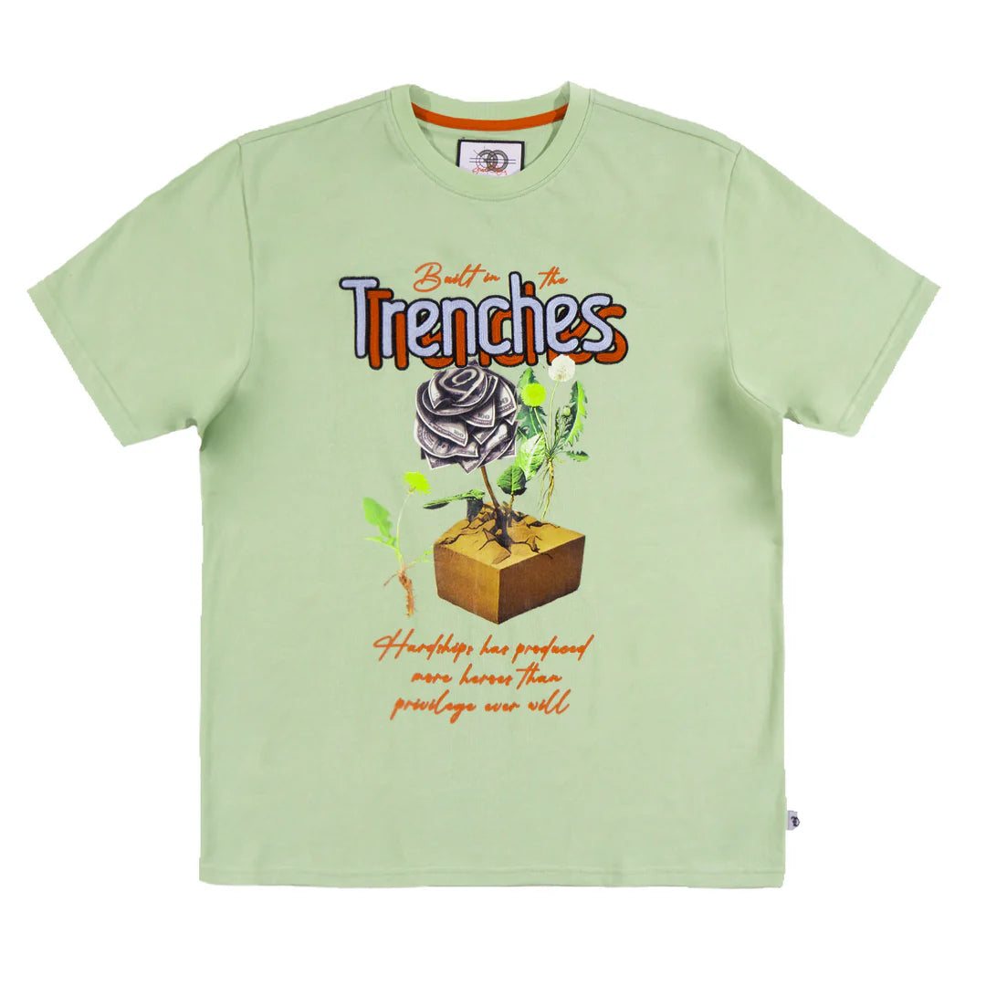 FROST TRENCHES T-SHIRT-OLIVE
