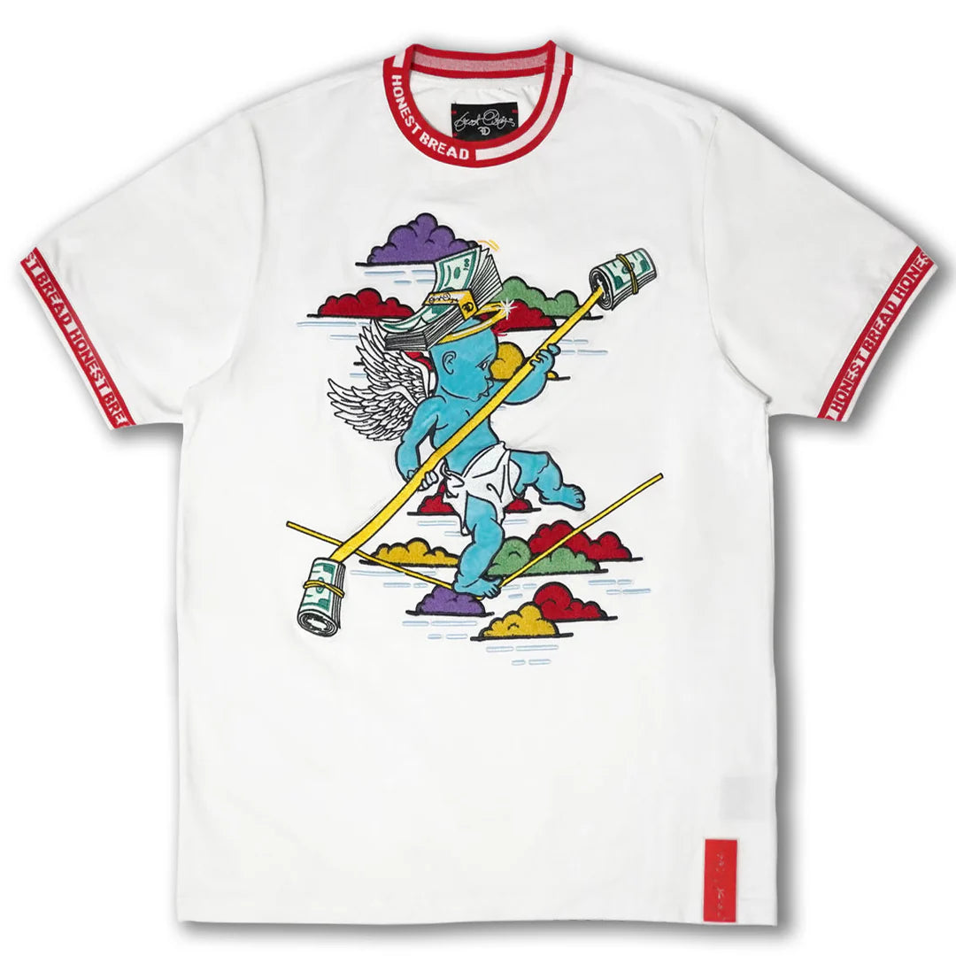 FROST HONEST BREAD T-SHIRT-WHITE by Frost Originals