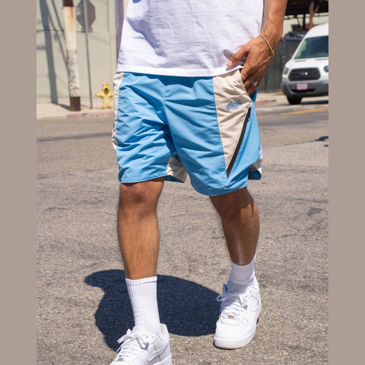 EPTM TRACKSTAR SHORTS-BLUE