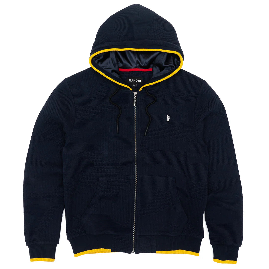 MAKOBI AMALFI HOODIE-NAVY