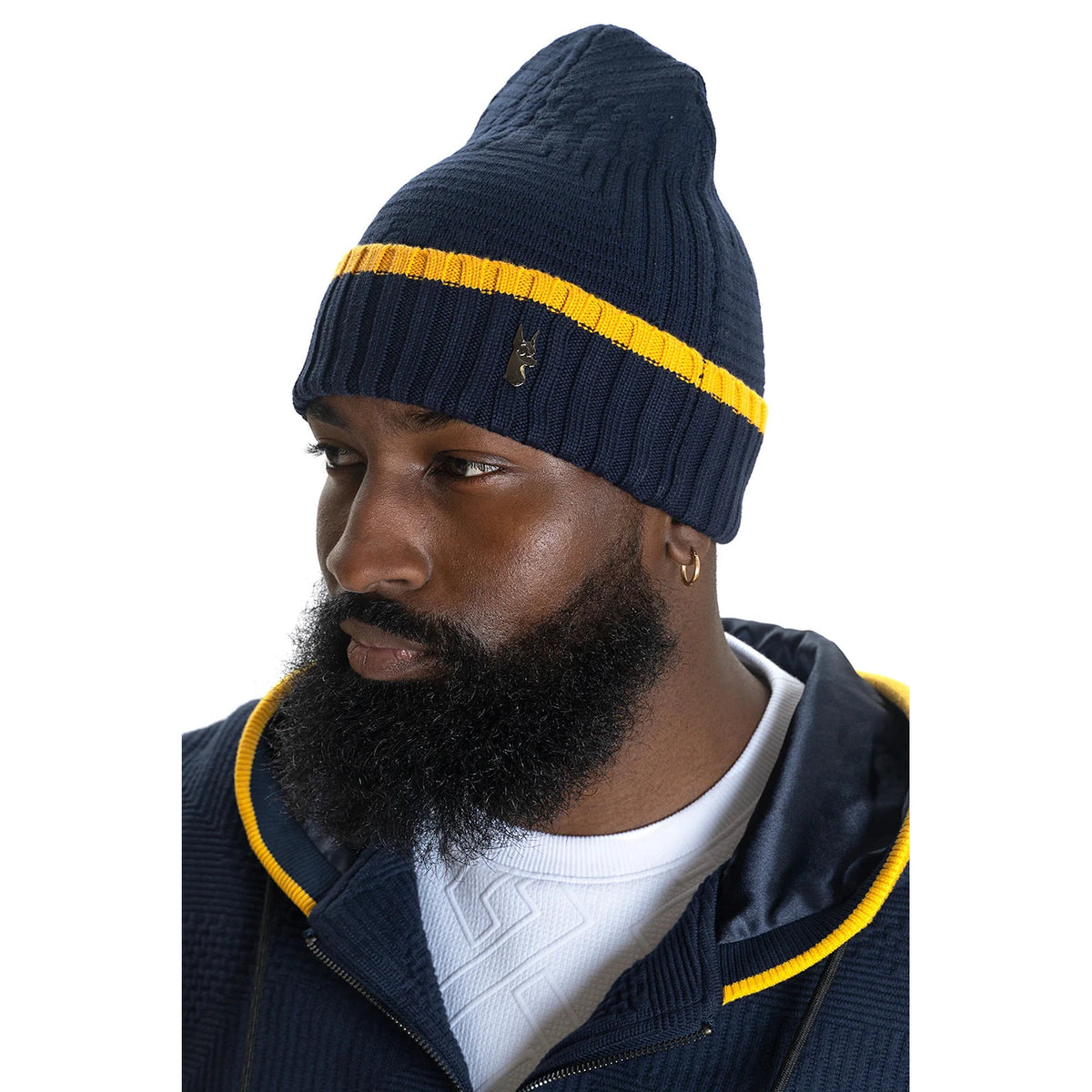 MAKOBI AMAFI BEANIE-NAVY by MAKOBI