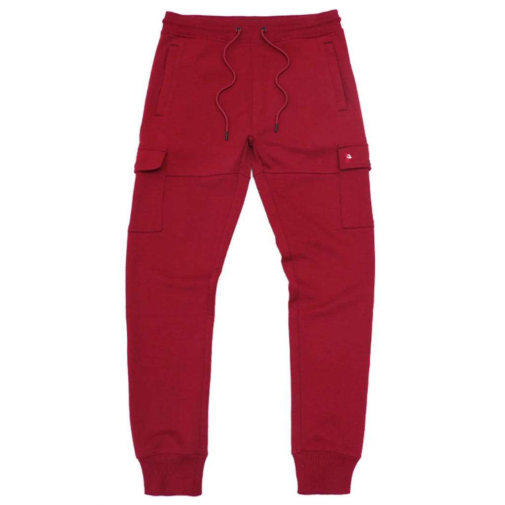 Makobi Tech Fleece Half-Zip Pull Over Set - Burgundy