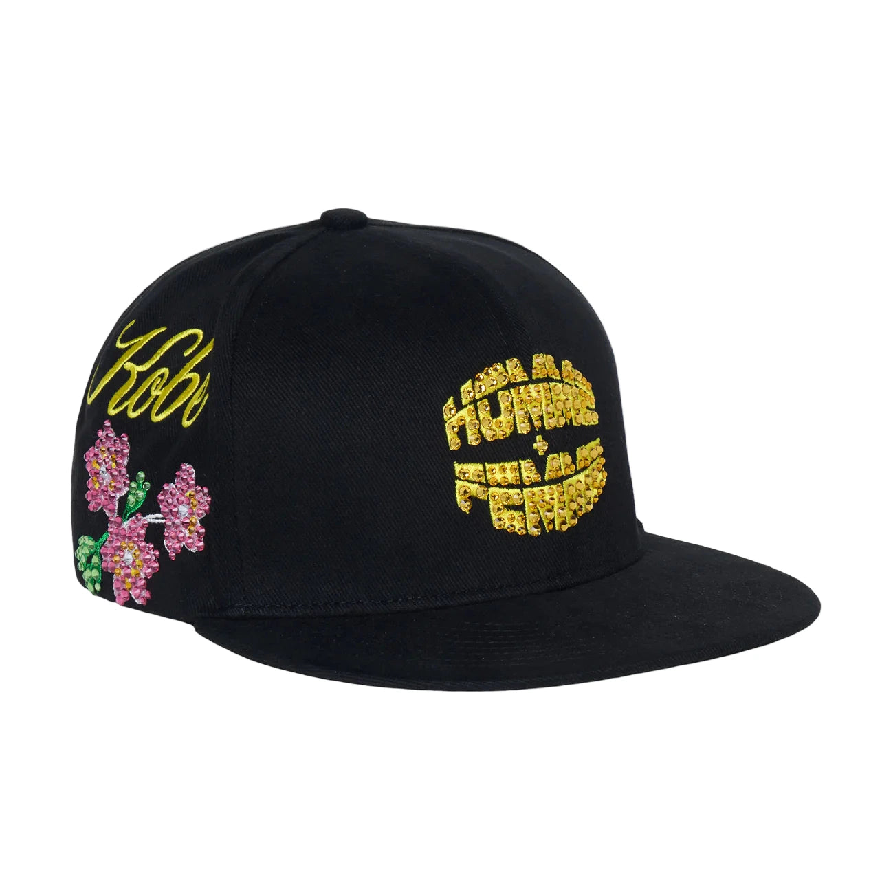 HOMME FEMME Japan Gemstone Hat-Blk