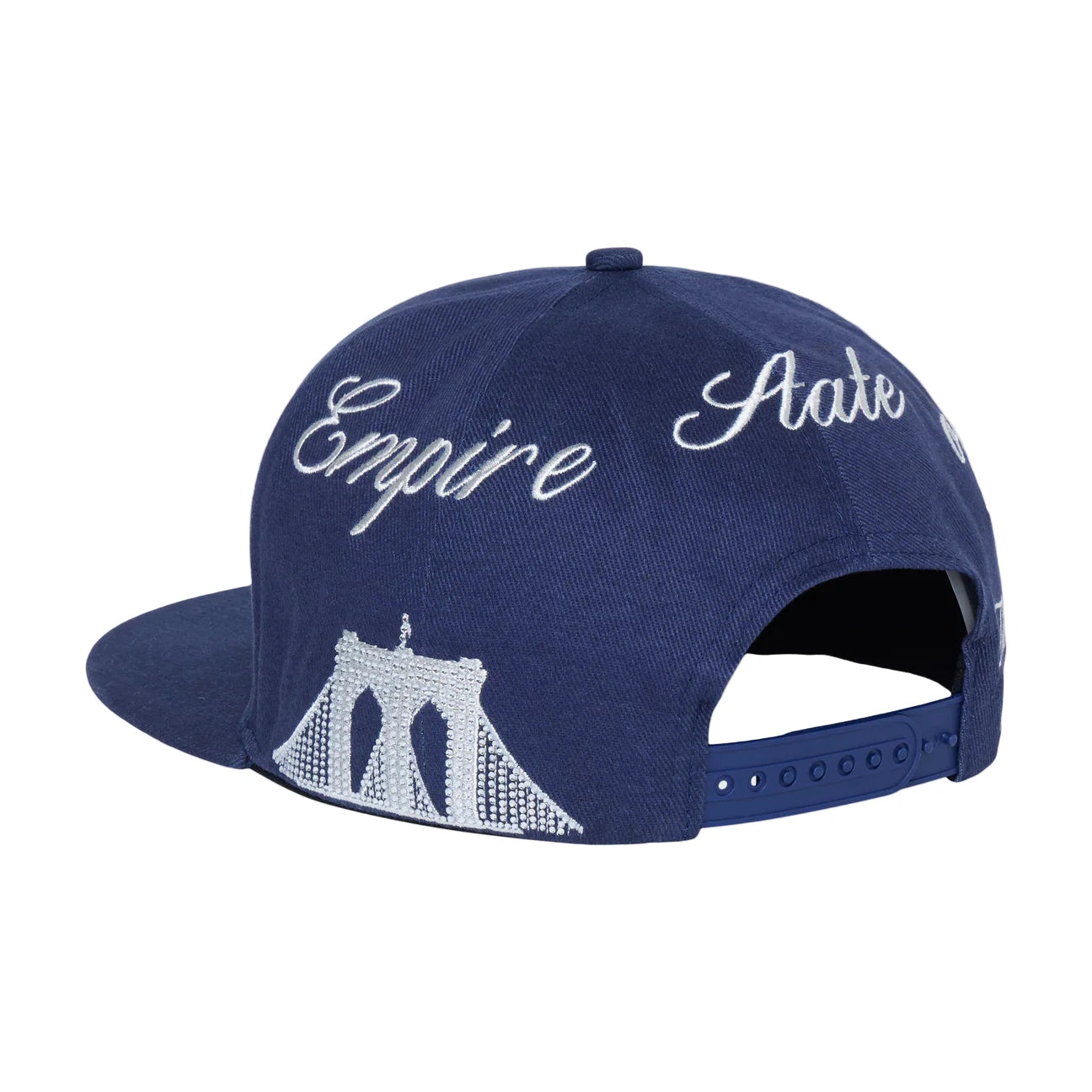 HOMME FEMME NYC Gemstone Hat-Navy