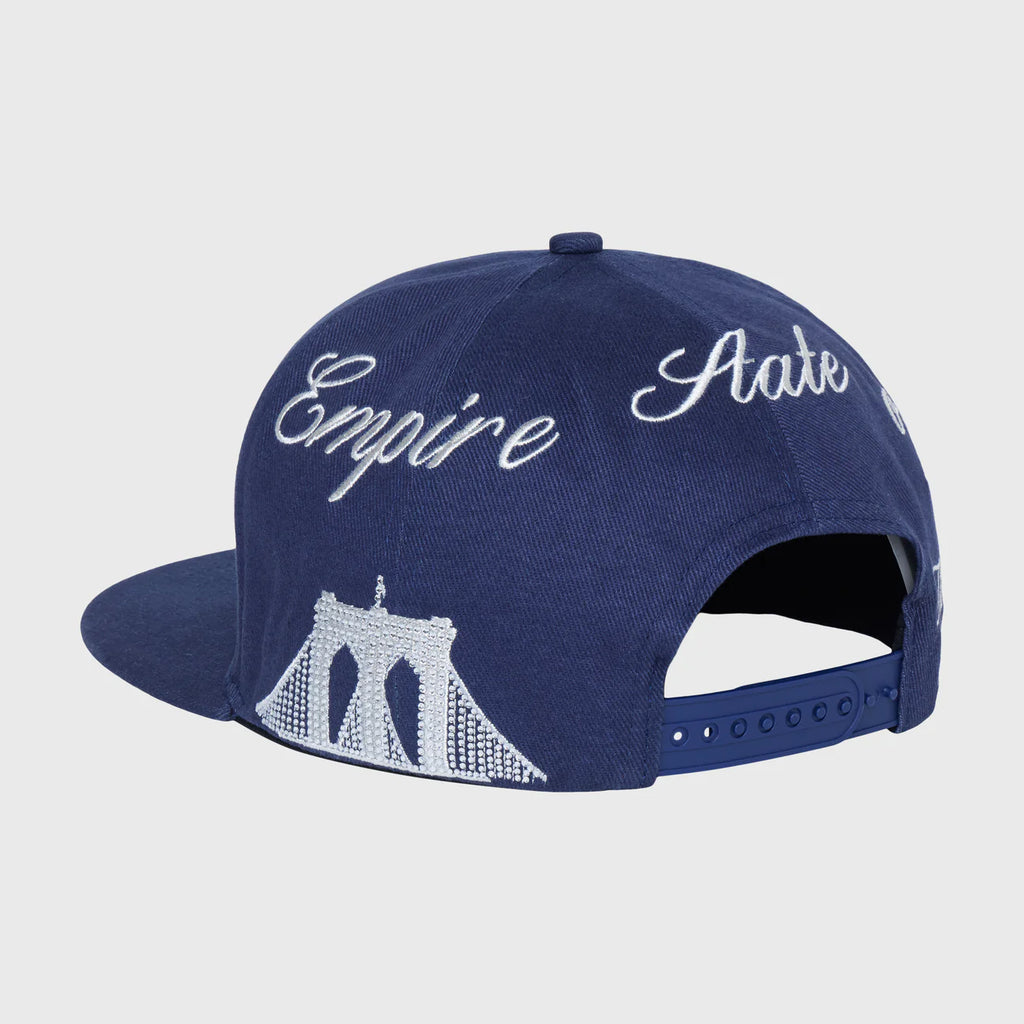 HOMME FEMME NYC Gemstone Hat-Navy