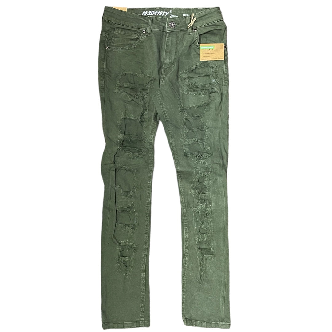 M SOCIETY 80262-DARK OLIVE