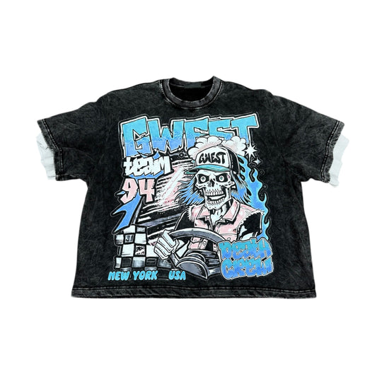 G WEST SWAYED 2 TONE TEE by G-WEST