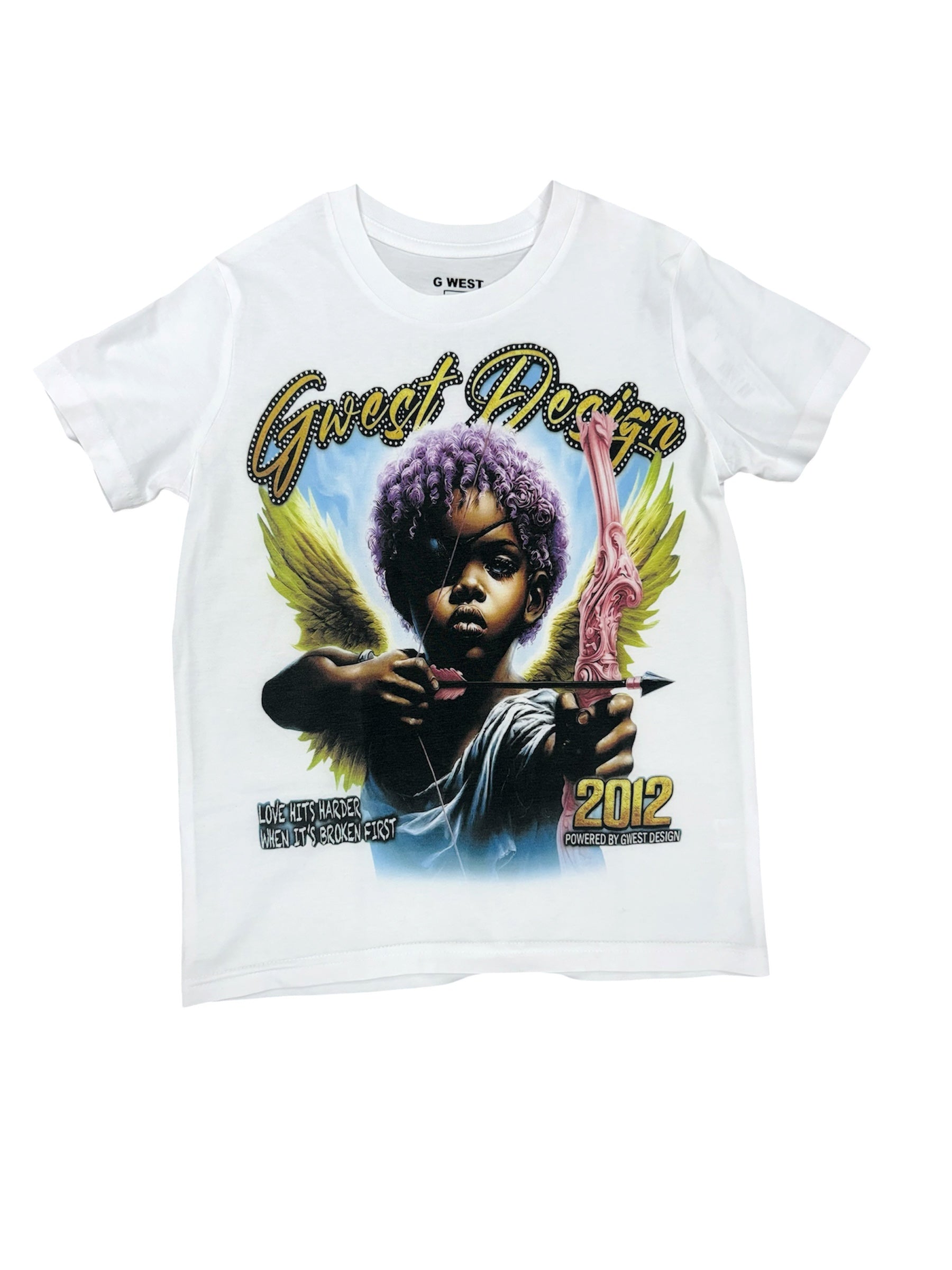 G WEST KIDS BROKEN ANGEL TEE