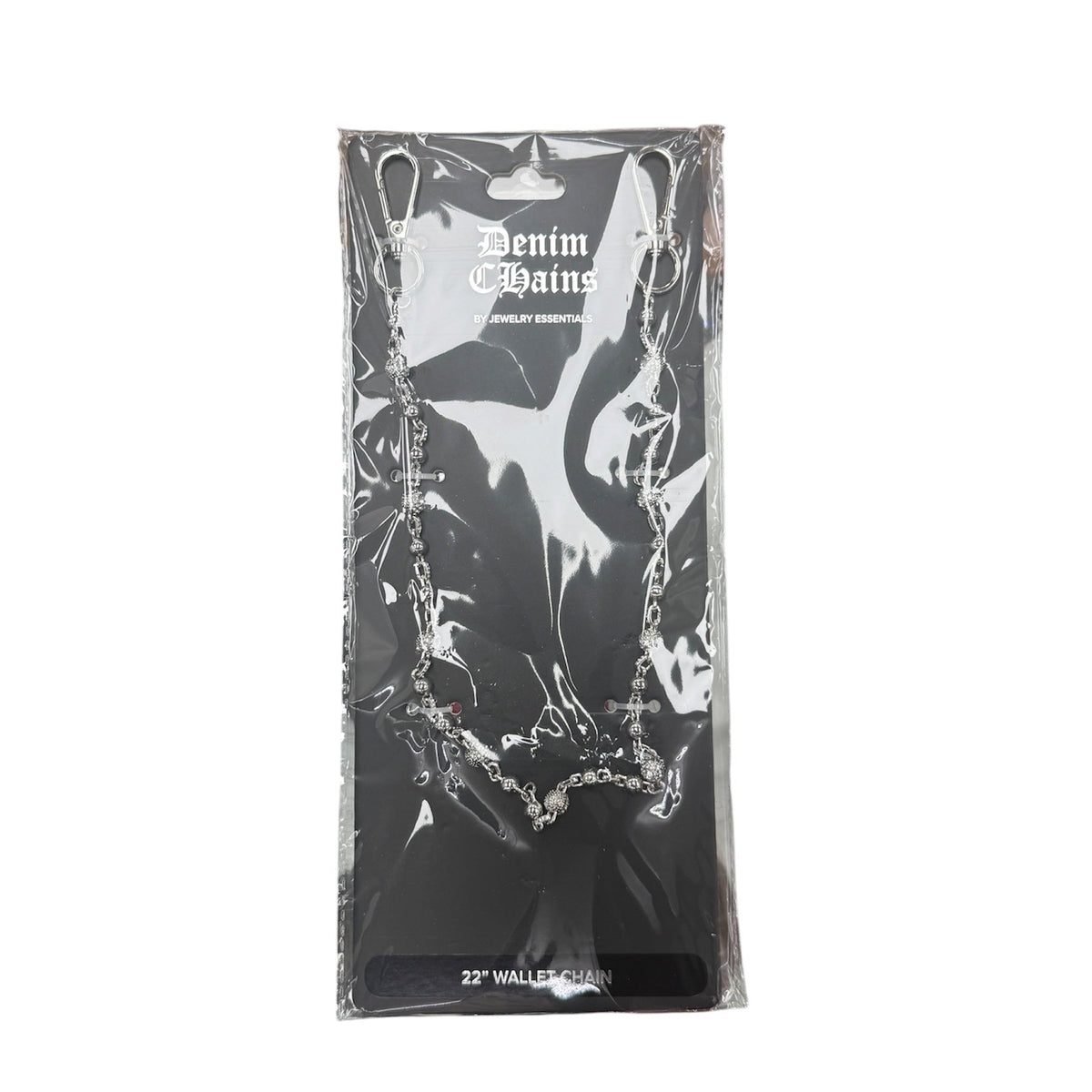 NY JEWERLY ICED CLEAR WALLET CHAIN by Ace Watches