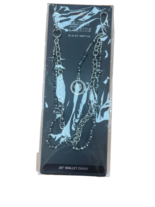 NY JEWELRY LION BEADED DOUBLE WALLET CHAINS by Ace Watches