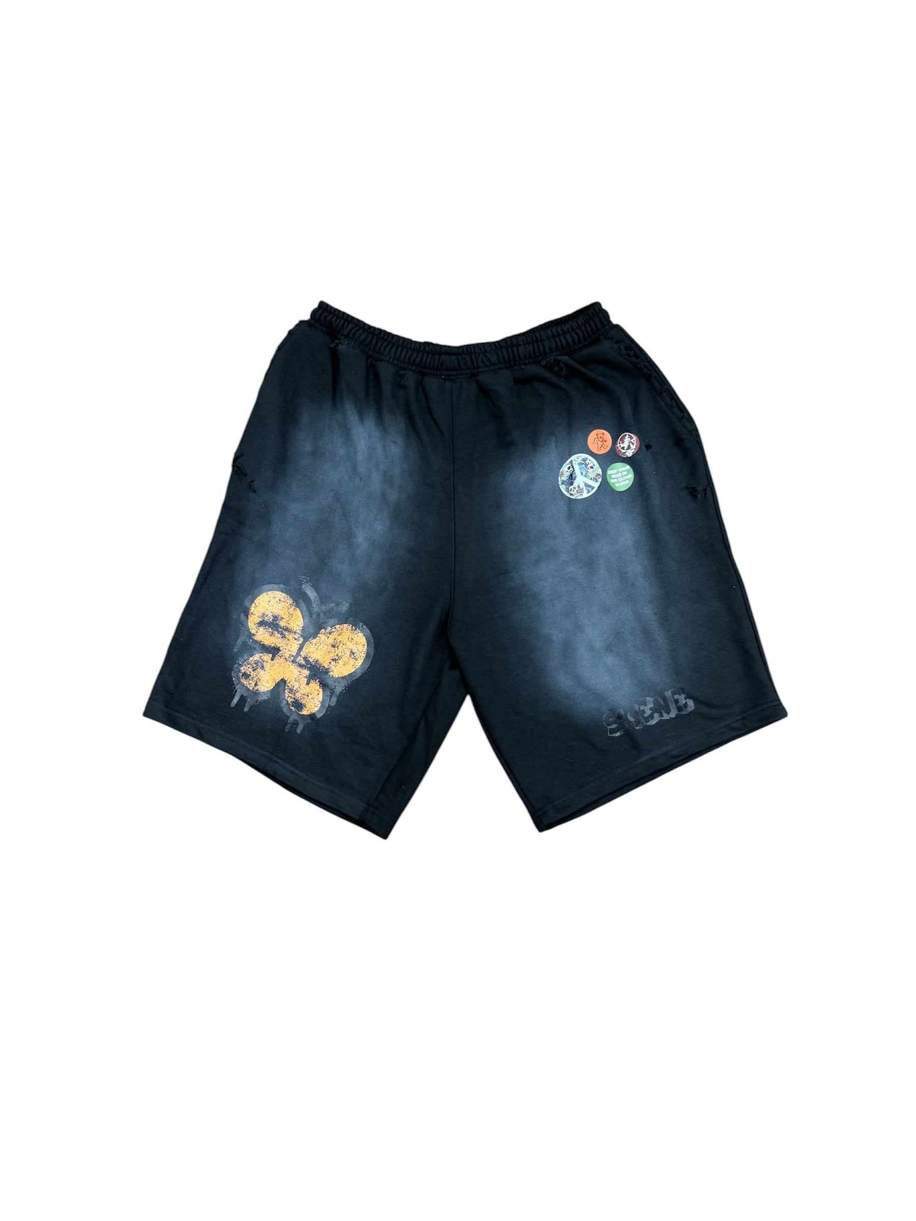 CWF FLY BAGGY WASHED SHORTS by Citywide Fashions