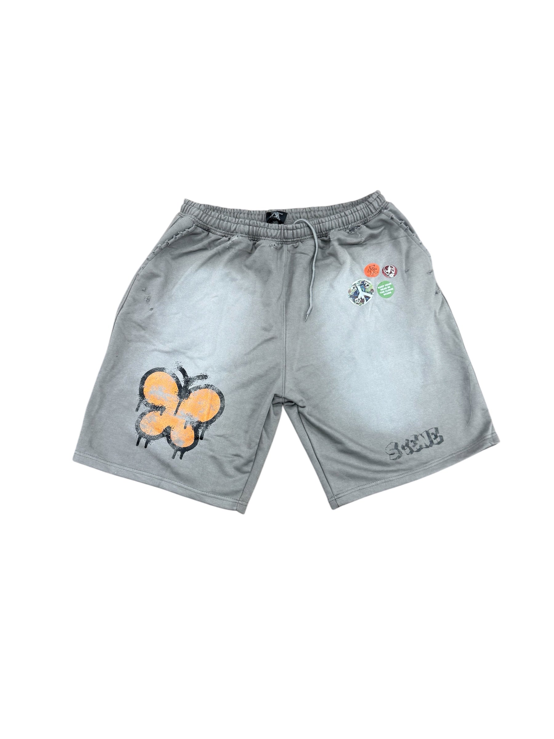 CWF FLY BAGGY WASHED SHORTS by Citywide Fashions