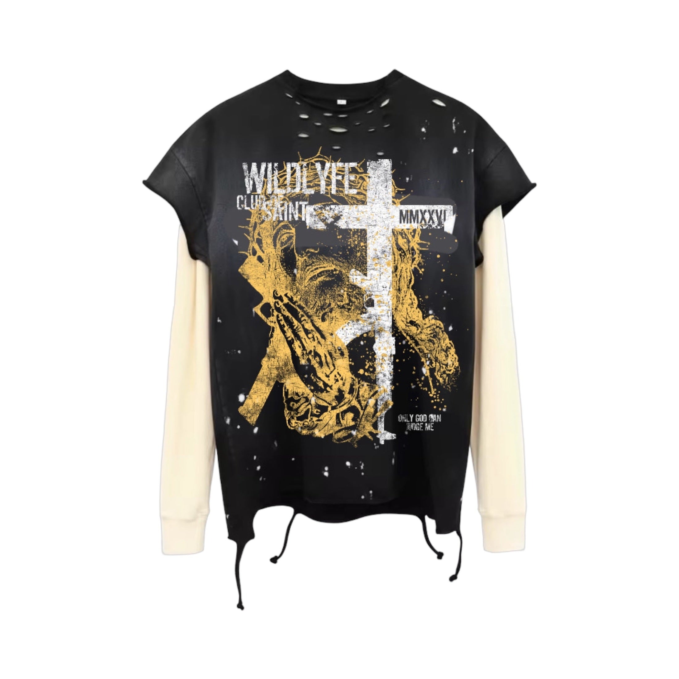 WILDLYFE ONLY GOD CAN JUDGE ME TEE by WILDLYFE