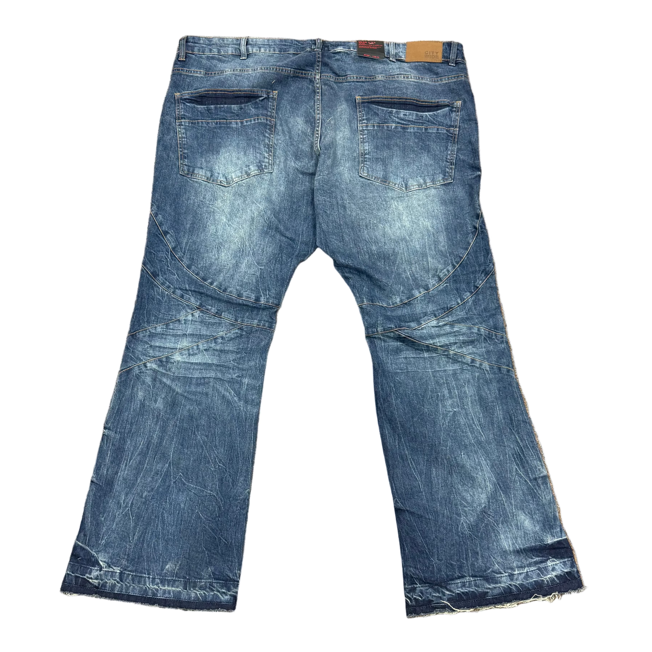 CWF PATCHED WASH JEANS by Citywide Fashions