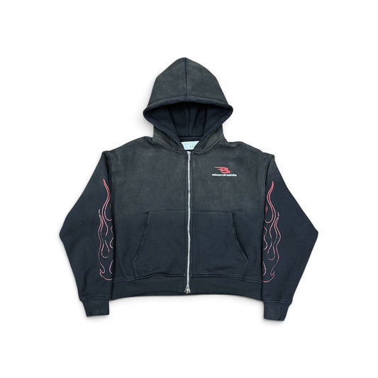 LUV ABOMINABLE FIRE FLAME HOODY by LUV ABOMINABLE