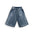 LUV ABOMINABLE FIRE FLAME BAGGY SHORTS by LUV ABOMINABLE