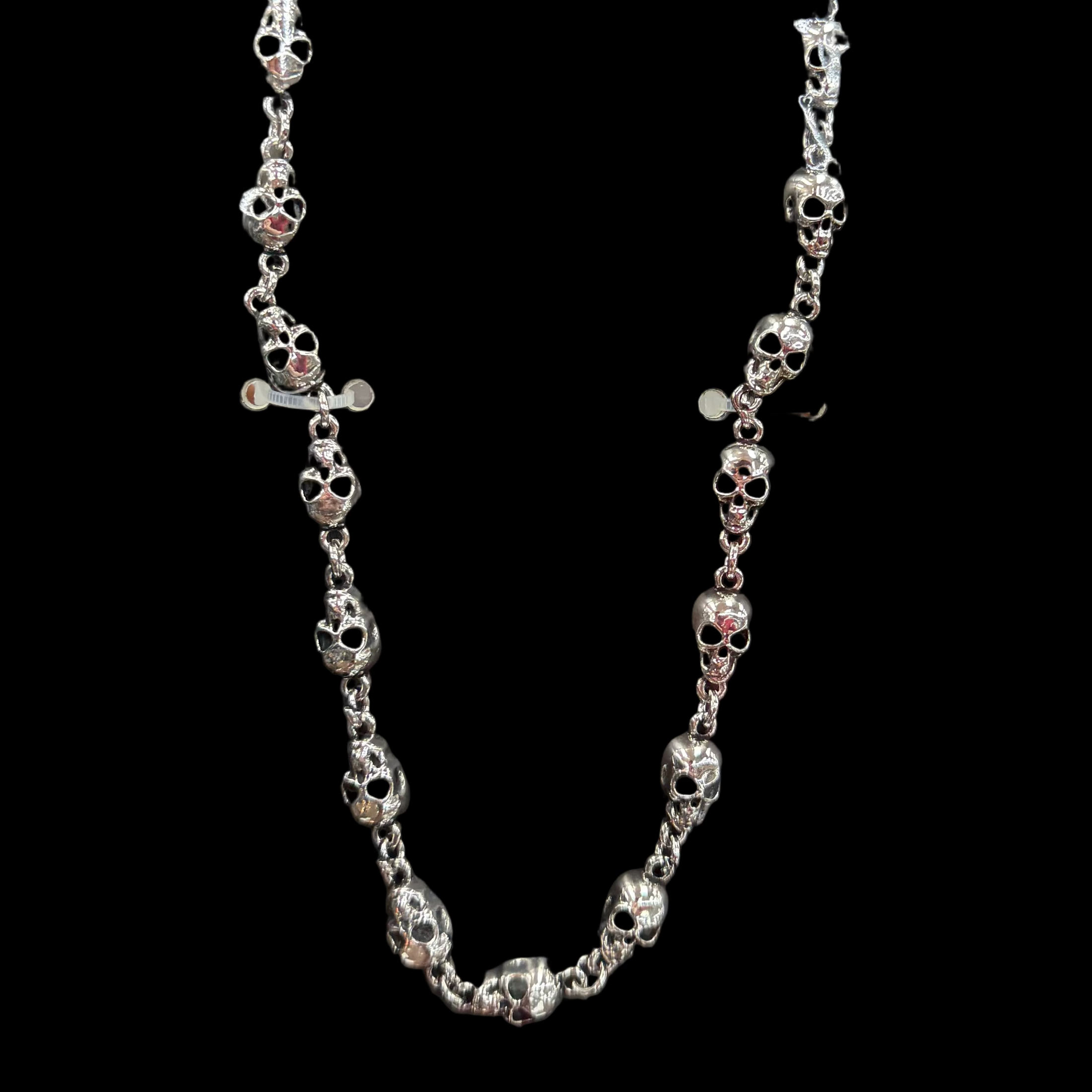 DENIM WALLET CHAIN - SMALLSKULLHEAD