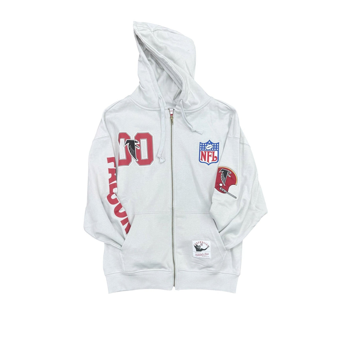 MITCHELL & NESS TOO MAXXED FALCONS ZIP HOODIE by Mitchell and Ness