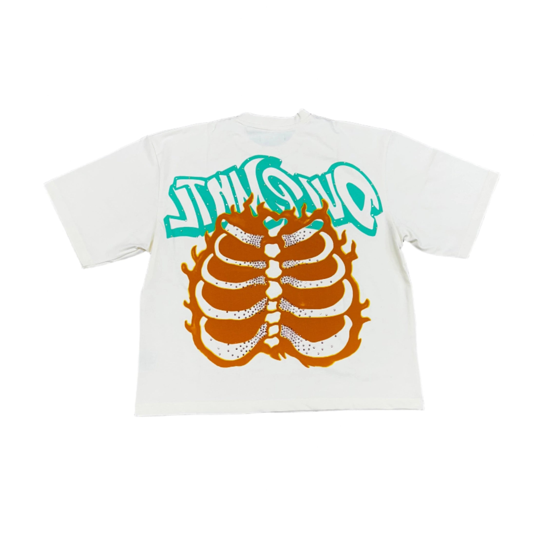 REBEL OVERSIZE TEE-CREAM