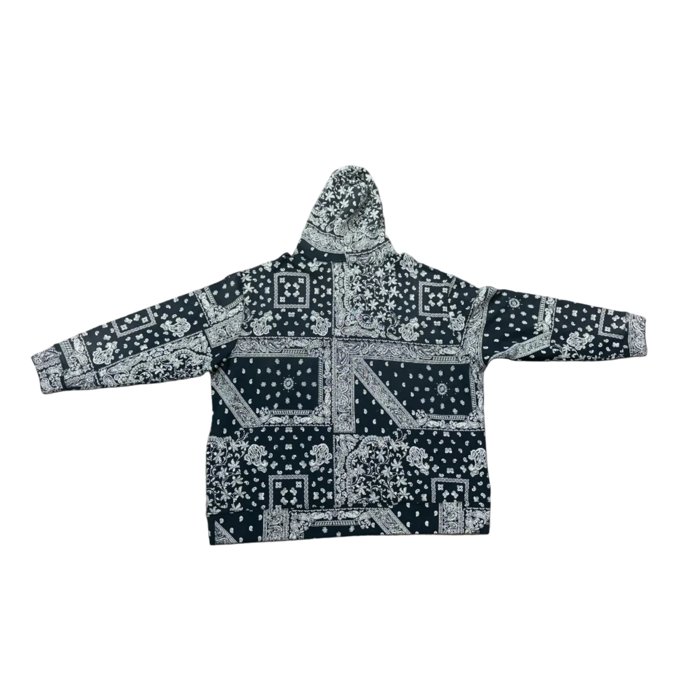 POLO BANDANA PRINT FLEECE HOODIE