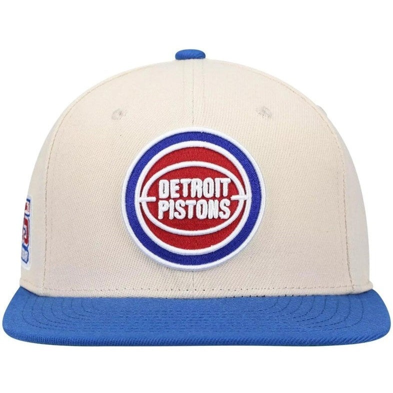MITCHELL AND NESS NATURAL XL SNAPBACK HWC PISTONS