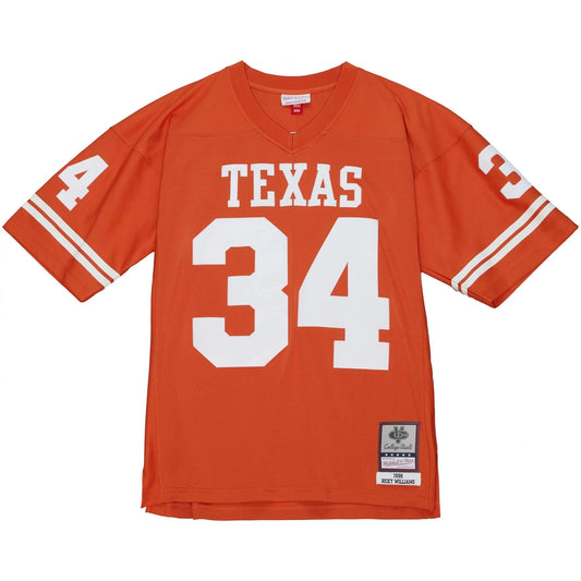 MITCHELL AND NESS NCAA DARK JERSEY TEXAS LONGHORNS 1998 RICKY WILLIAMS by Mitchell and Ness