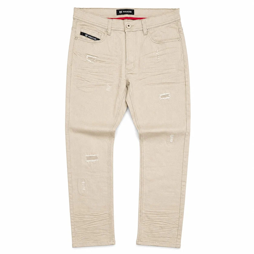 MAKOBI MANCINI TWILL JEANS by Makobi