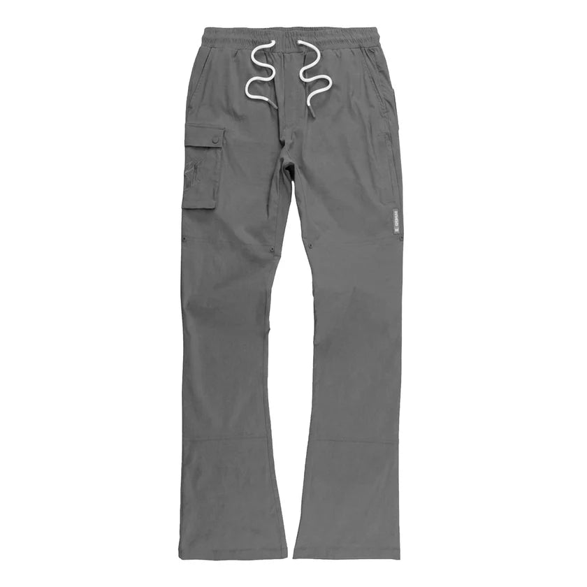 MAKOBI BIG AND TALL ADORNI NYLON STACKED PANTS by Makobi