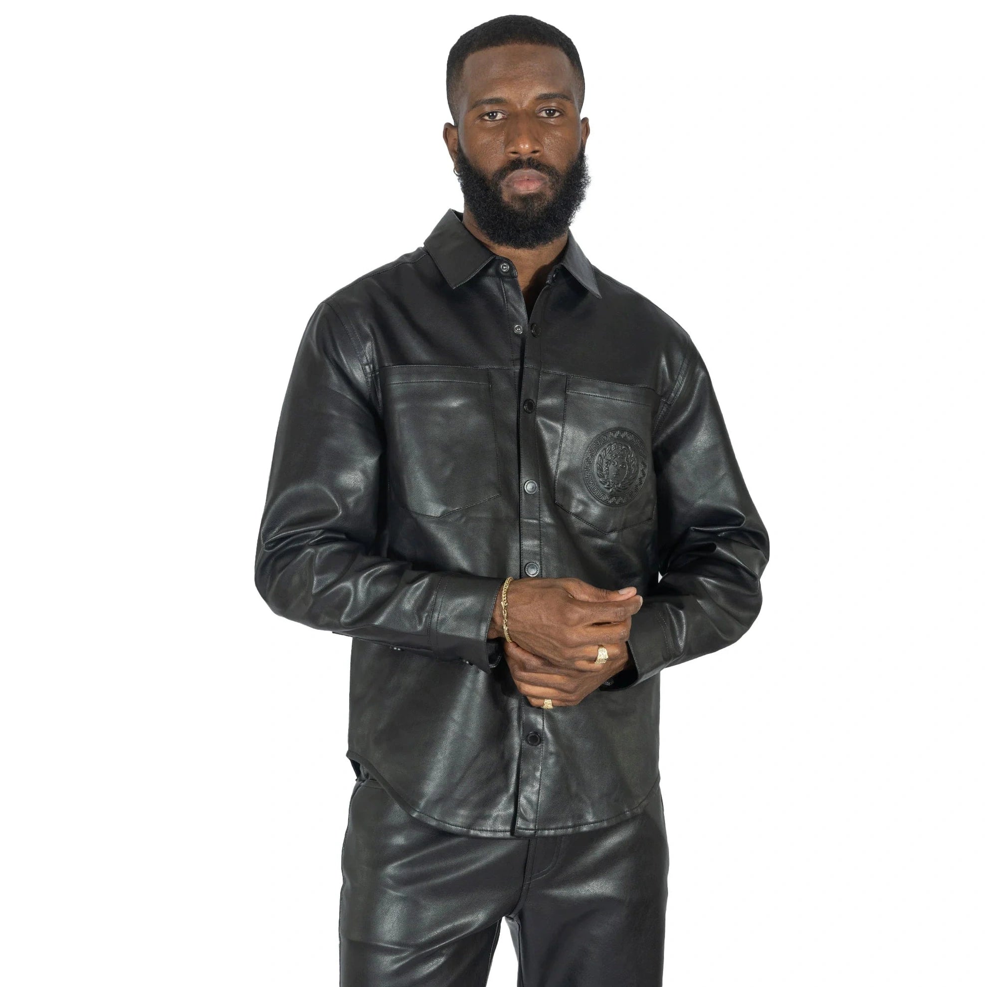 MAKOBI M1867B-BLACK LEATHER