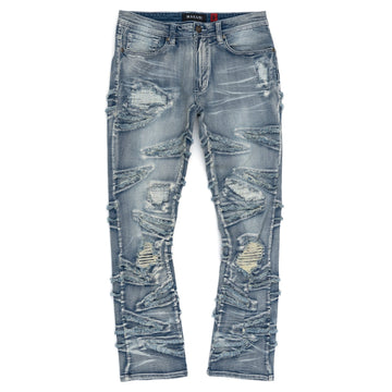 MAKOBI Railay Biker Jeans-Light Wash