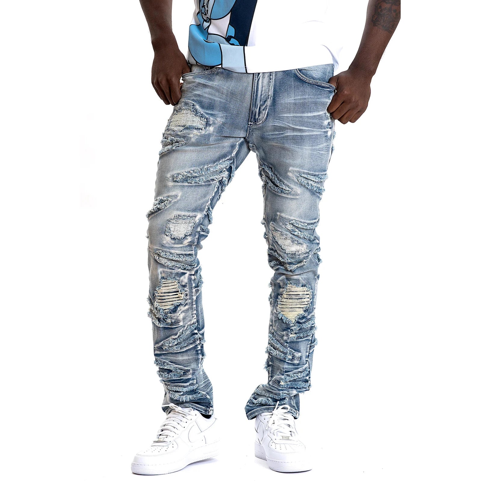 MAKOBI M1956B-LIGHT WASH